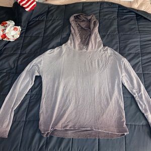 Hooded long sleeve sweatshirt